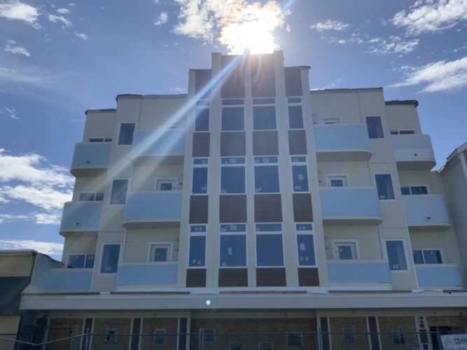 Front of building